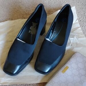 Rockport Women Shoes Size Us 8 W Block Heel Black